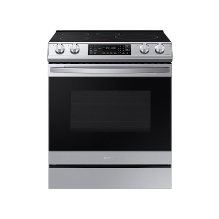 Samsung 6.3 cu. ft. 30-inch Stainless Steel Smart Induction Slide-in Range NE63B8611SS